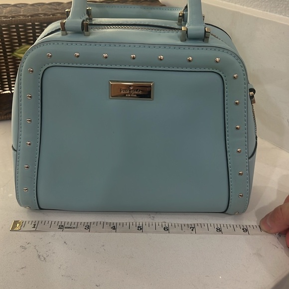 Kate Spade Light Blue Satchel. EUC - Picture 9 of 16